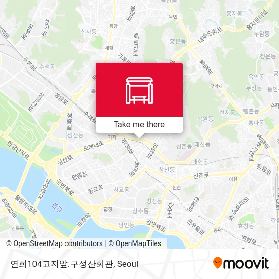 연희104고지앞.구성산회관 map