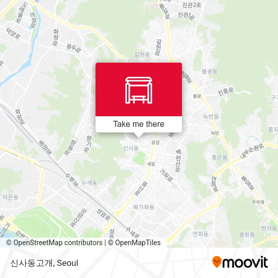 신사동고개 map