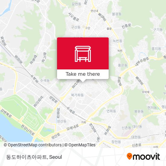 동도하이츠아파트 map