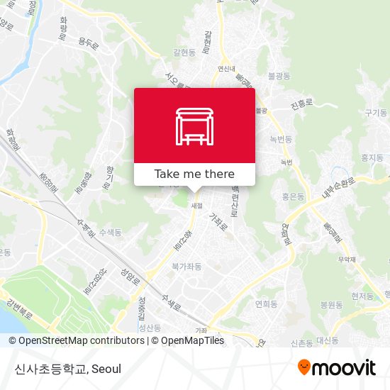 신사초등학교 map