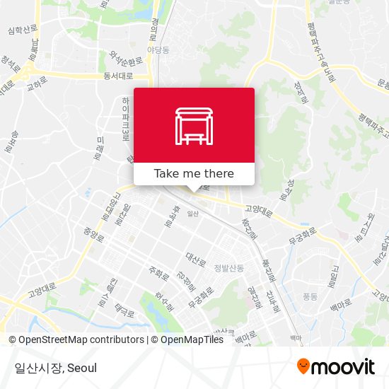 일산시장 map