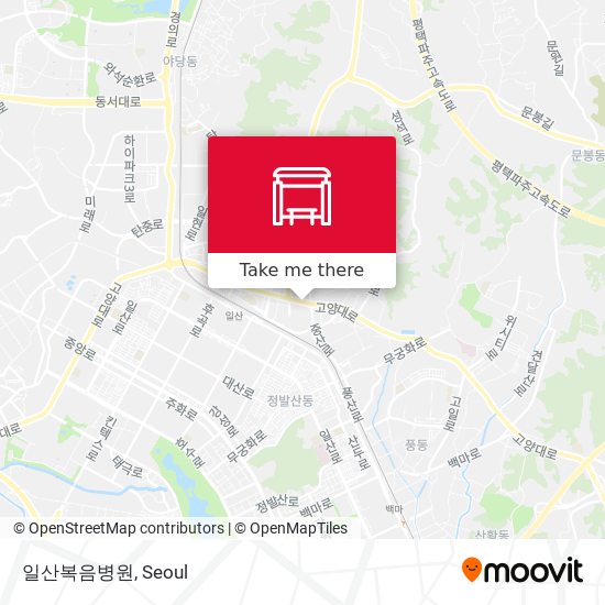 일산복음병원 map