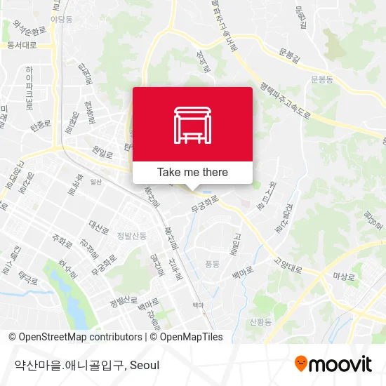 약산마을.애니골입구 map