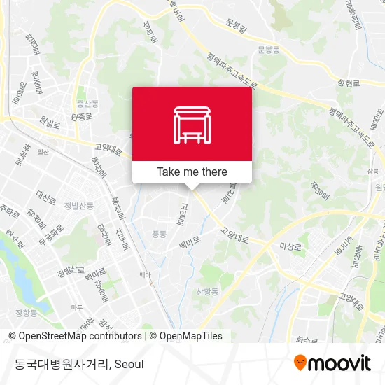 동국대병원사거리 map