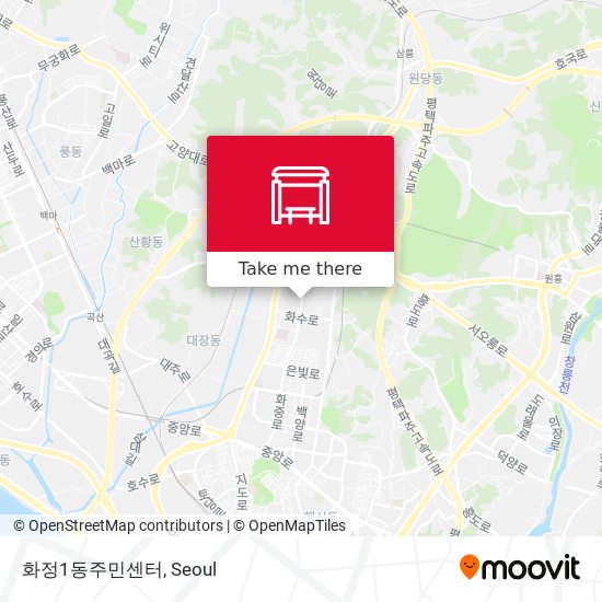 화정1동주민센터 map