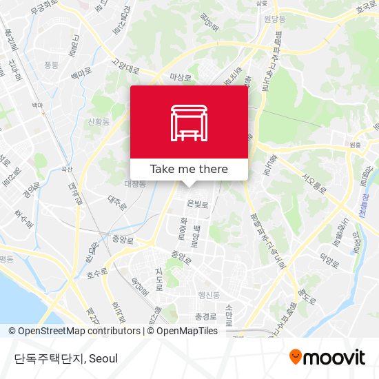 단독주택단지 map
