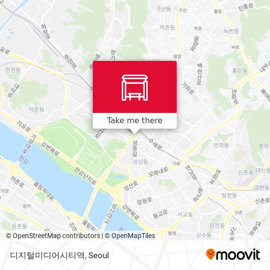 디지털미디어시티역 map