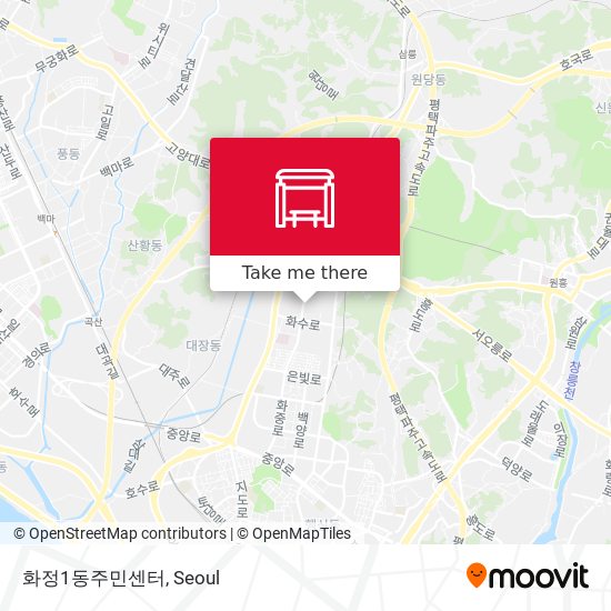 화정1동주민센터 map