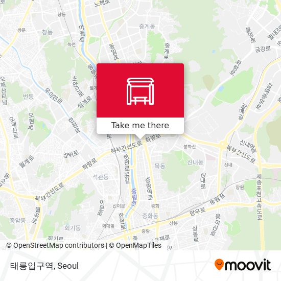 태릉입구역 map