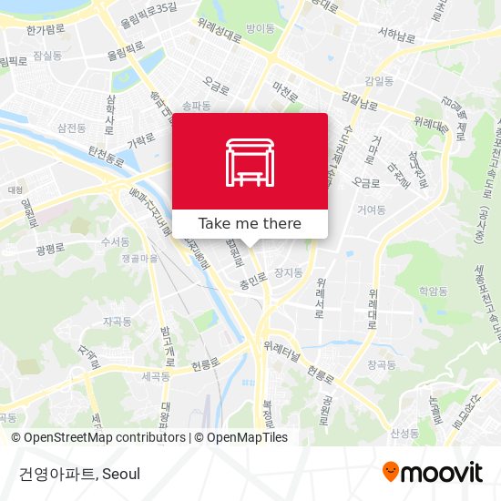 건영아파트 map