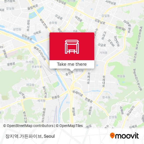 장지역.가든파이브 map