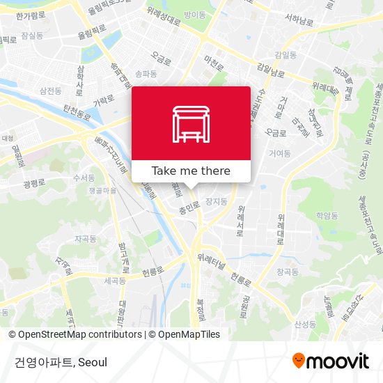 건영아파트 map