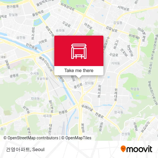 건영아파트 map