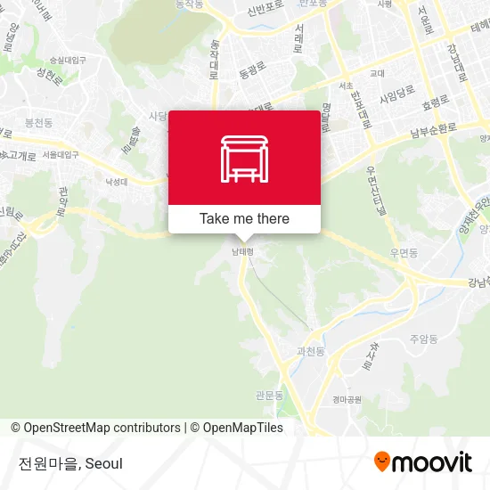 전원마을 map