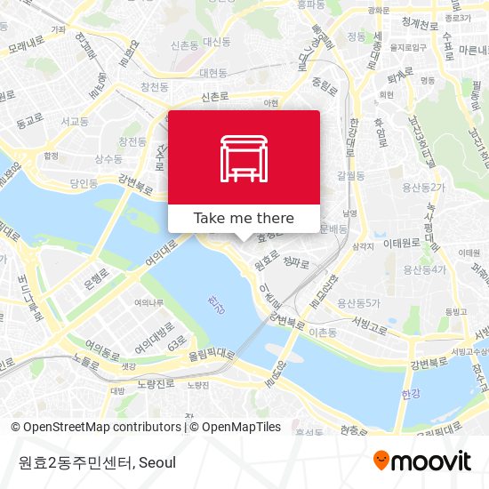 원효2동주민센터 map