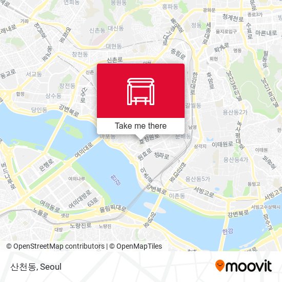 산천동 map
