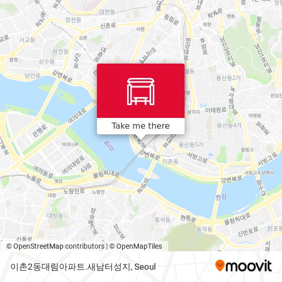 이촌2동대림아파트.새남터성지 map