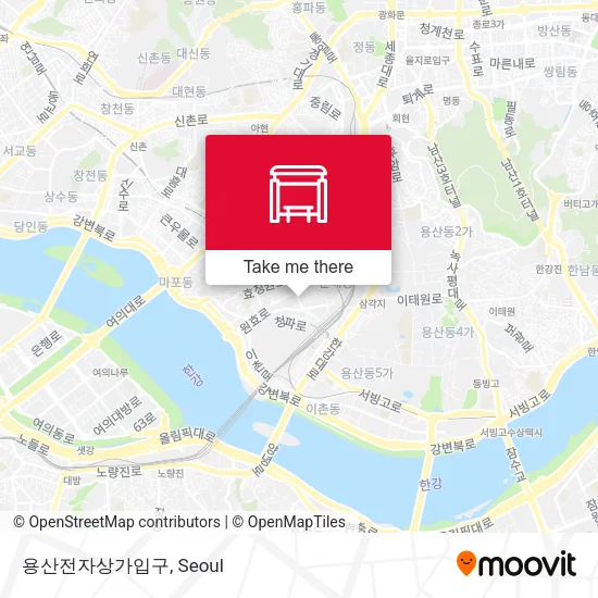 용산전자상가입구 map