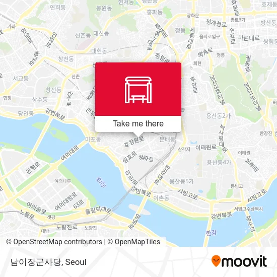 남이장군사당 map