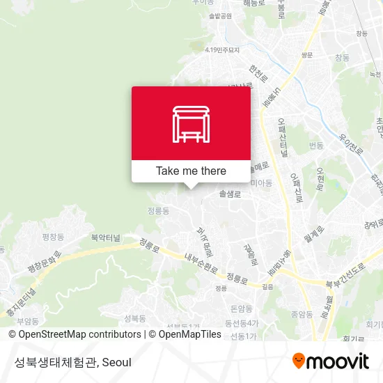 성북생태체험관 map