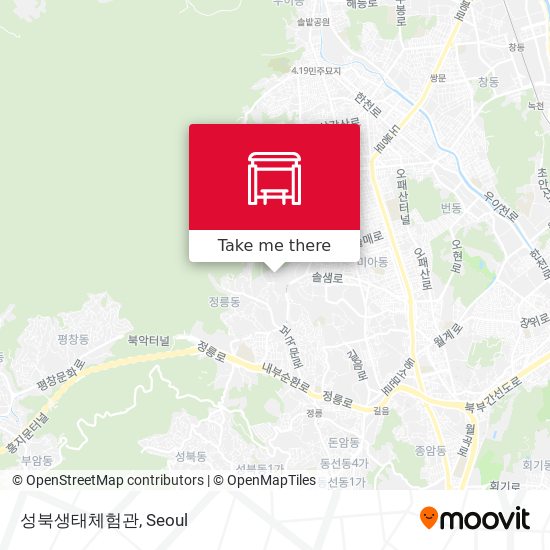 성북생태체험관 map