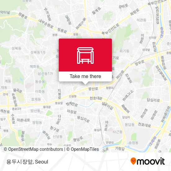 용두시장앞 map