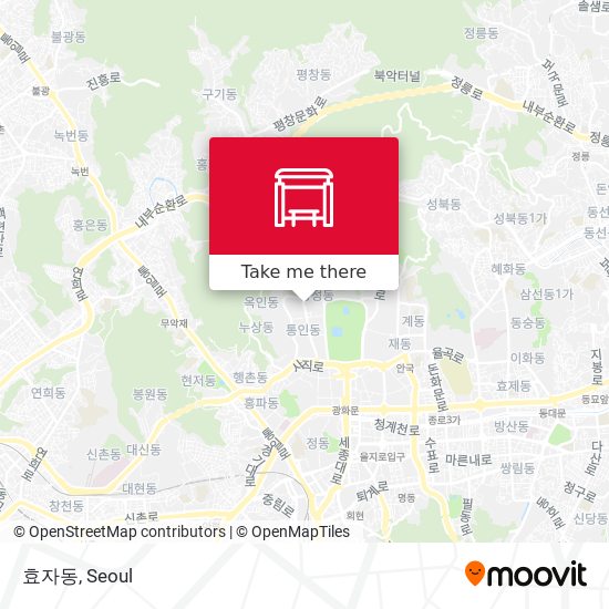효자동 map