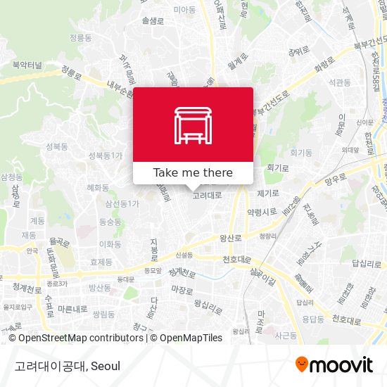 고려대이공대 map