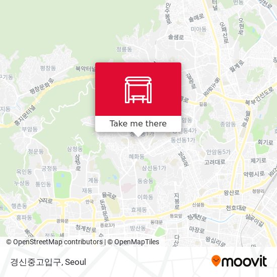 경신중고입구 map