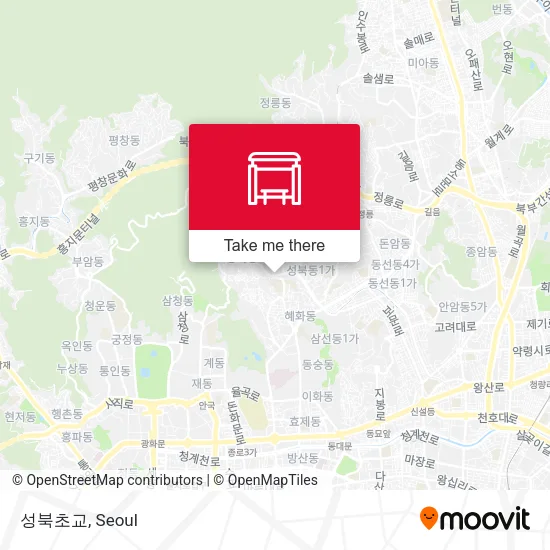 성북초교 map