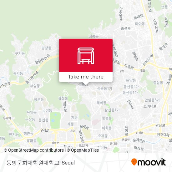 동방문화대학원대학교 map
