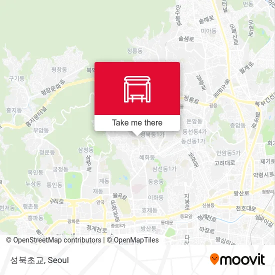 성북초교 map