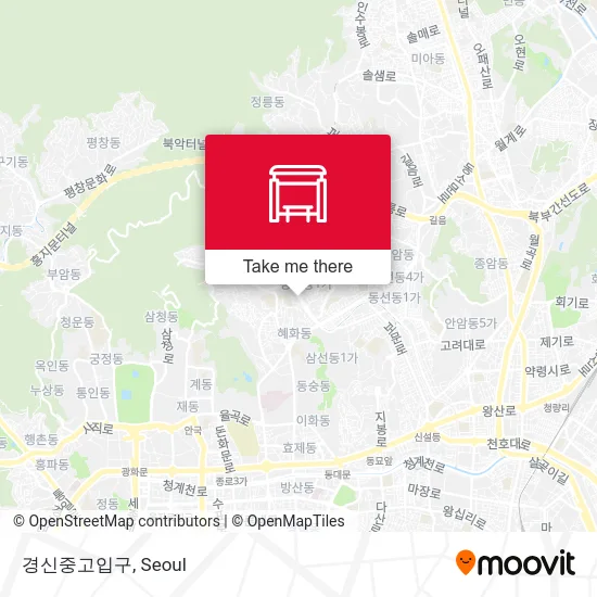 경신중고입구 map