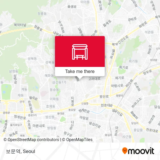 보문역 map