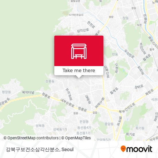 강북구보건소삼각산분소 map