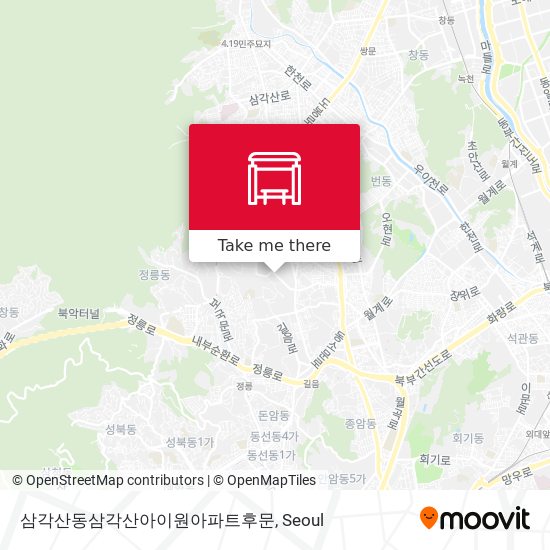 삼각산동삼각산아이원아파트후문 map