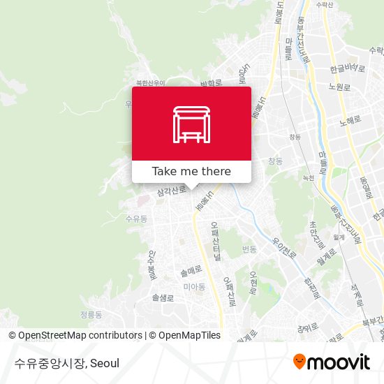 수유중앙시장 map