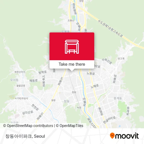 창동아이파크 map