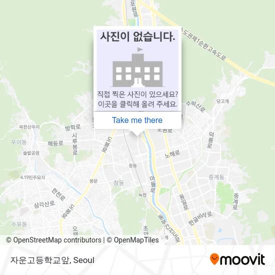 자운고등학교앞 map
