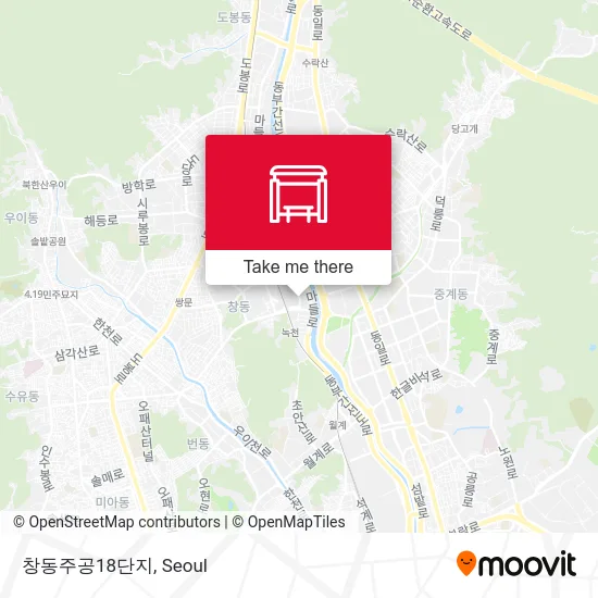 창동주공18단지 map