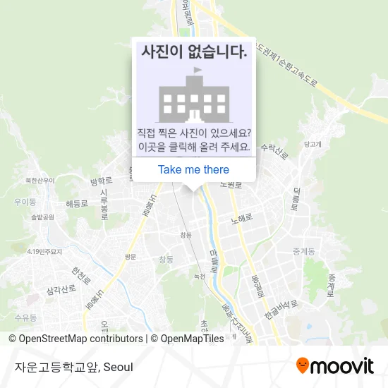 자운고등학교앞 map
