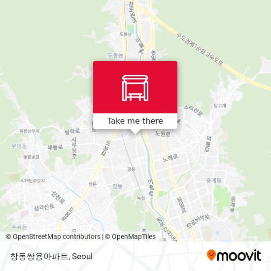 창동쌍용아파트 map