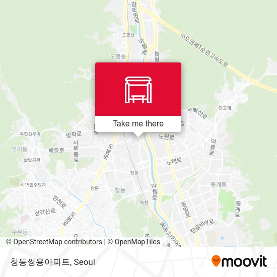 창동쌍용아파트 map