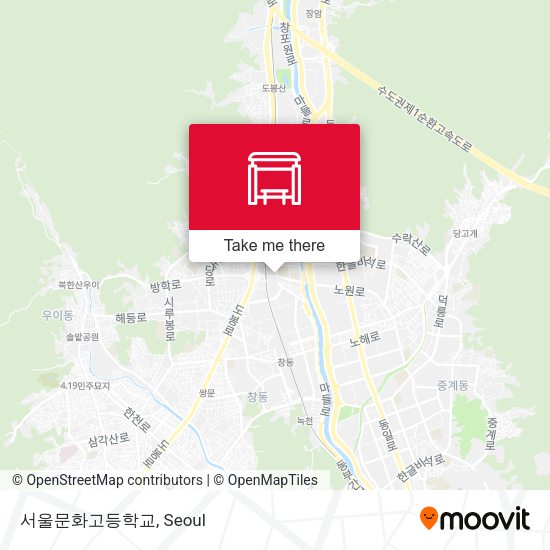 서울문화고등학교 map