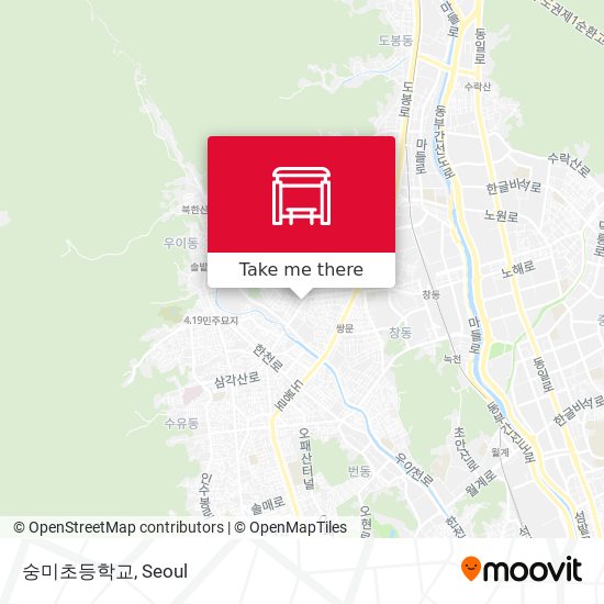 숭미초등학교 map
