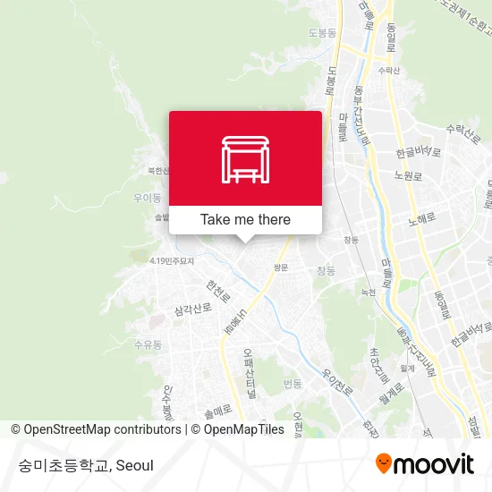 숭미초등학교 map