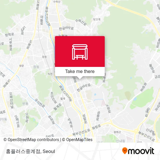홈플러스중계점 map