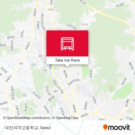 대진여자고등학교 map
