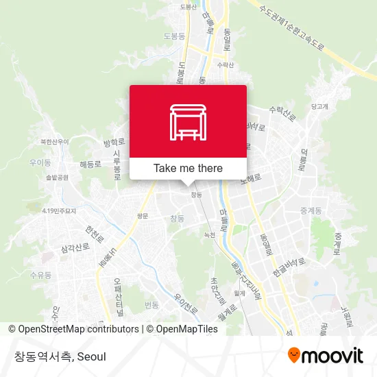 창동역서측 map