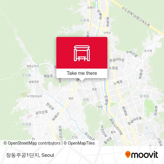 창동주공1단지 map